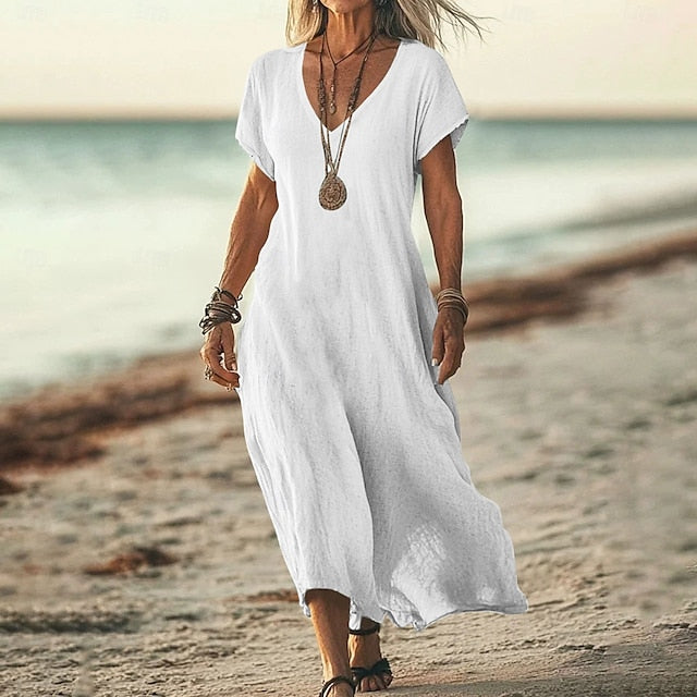 Women's Midi Dress Sundress Summer Dress Casual Daily