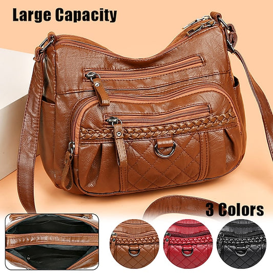 Sac à bandoulière en cuir PU pour femme