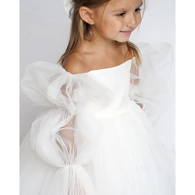 Dress Girls' Kid's Flower Princess Girl