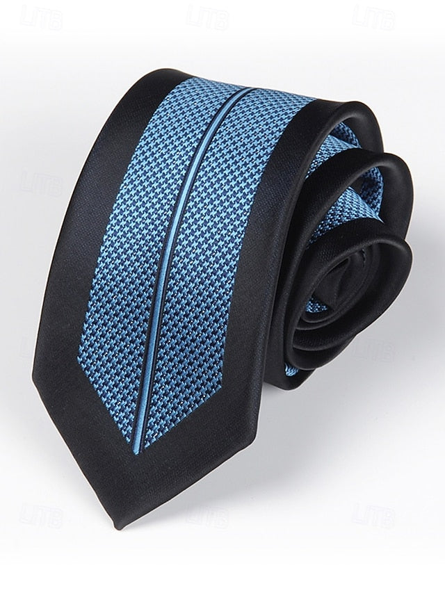 Men's - Tie Narrow Stripe Positioning 6cm Pattern