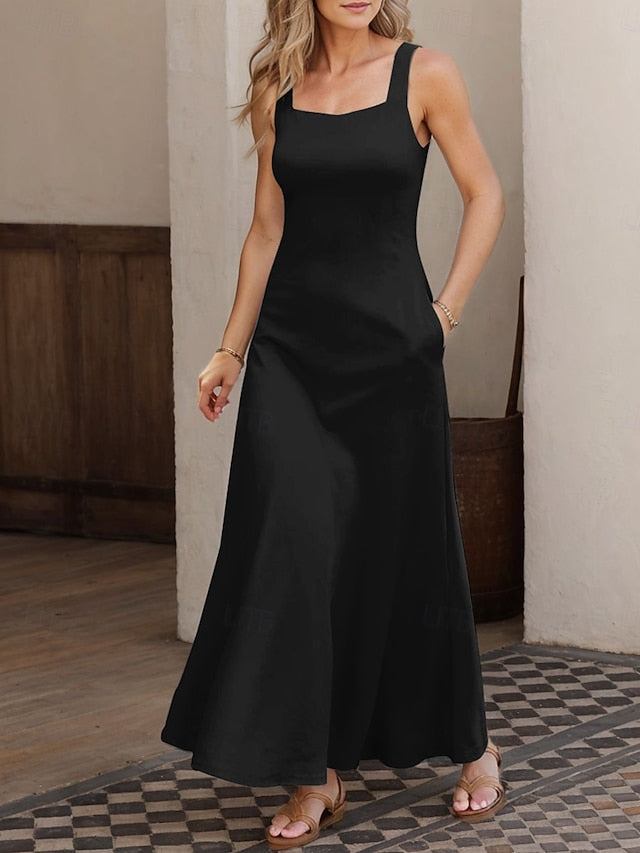 Women's Maxi Dress A Line Dress Summer Dress Off The