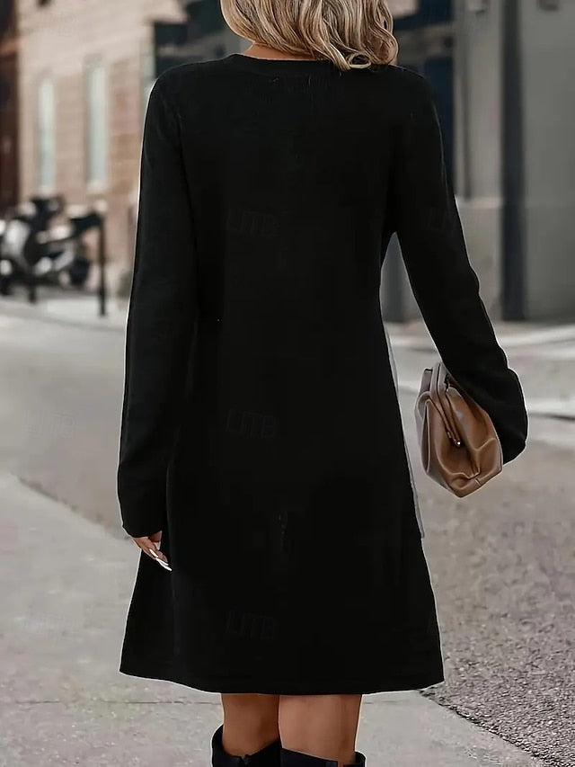 Women's Sweatshirt Dress Mini Dress Sheath Dress Party