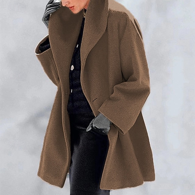 Warm Coat Furs Comfortable Women's Fur Buttons Faux