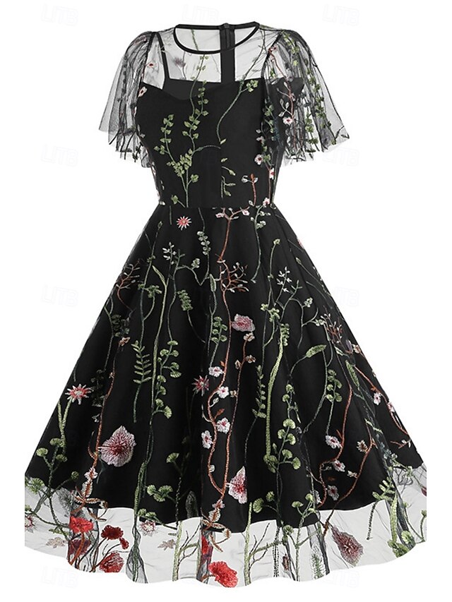 Women's Mini Dress A Line Dress Tulle Dress Elegant Party