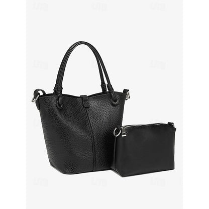 Women's Pouch Stylish Bag Bucket Matching with – Leather