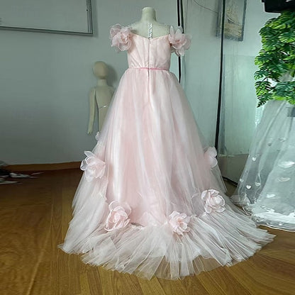 Flower First Dress Communion Girls' Party Girl
