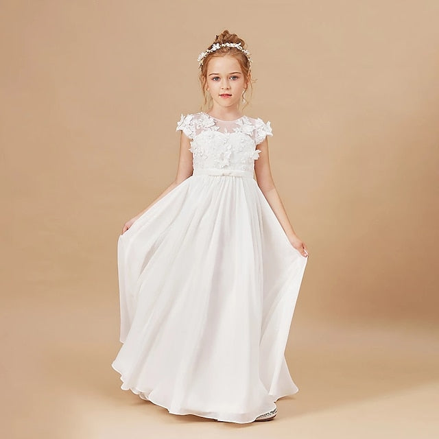 Princess Girls' Communion Flower Dress Girl First
