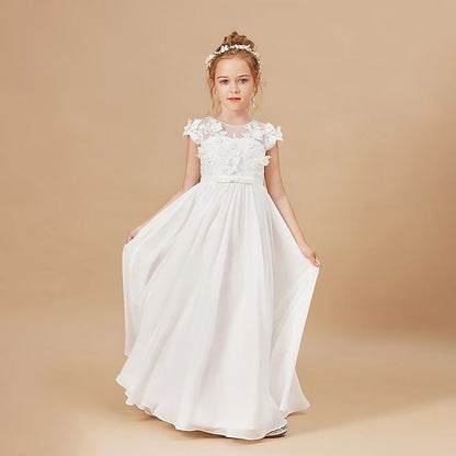 Princess Girls' Communion Flower Dress Girl First