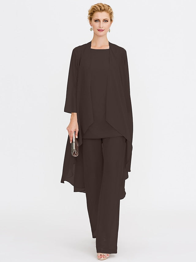 Beach of 3 Wedding Piece Bride the Mother Pantsuit