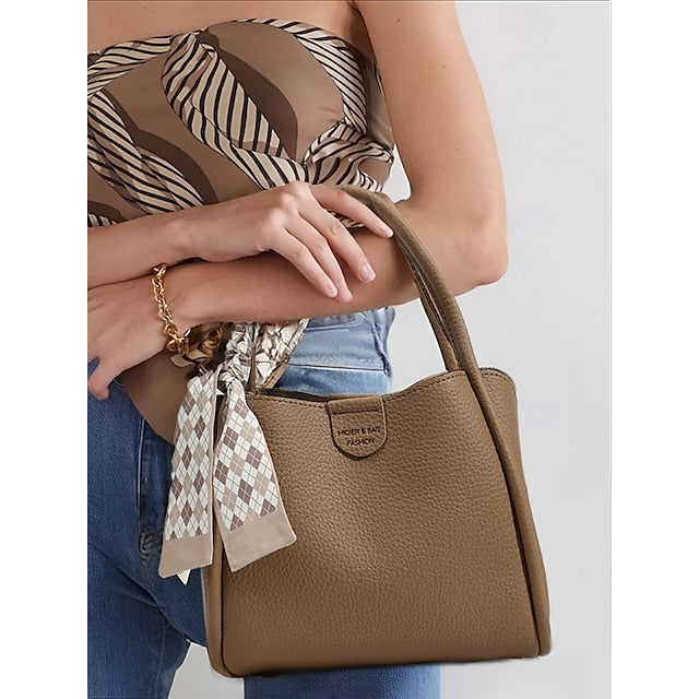 Handtasche Tasche Taschen Schulter Crossbody Damen Eimer PU