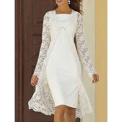 Bride the Wedding Two Sheath Dress of Mother Piece Beach