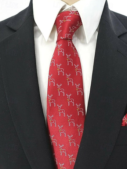 Necktie Santa Christmas Men's with
