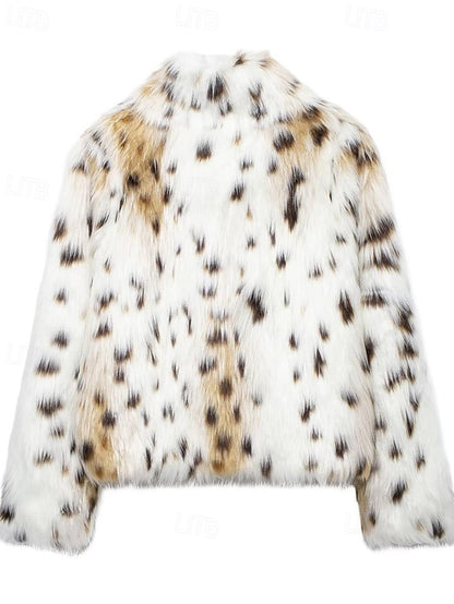 Furs Women's Fur Warm Coat Faux Leathers Comfortable