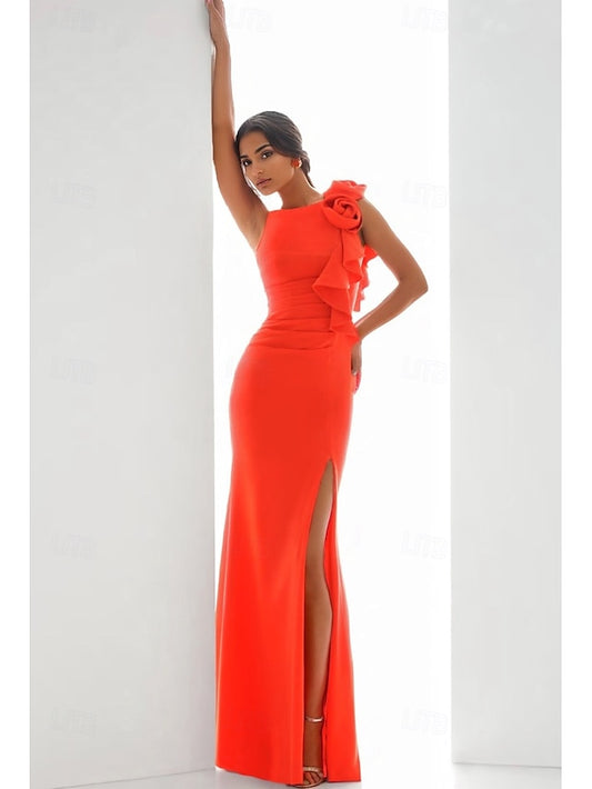 Wedding Sheath Dress / Elegant Evening Guest Formal Gown Column