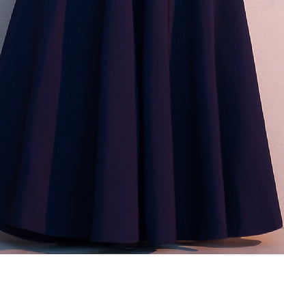 A-Line the Bride Neck Elegant High Simple Floor of Mother Dress