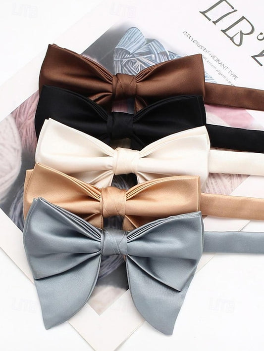 in Bow Colors Multiple Tie Satin Men's