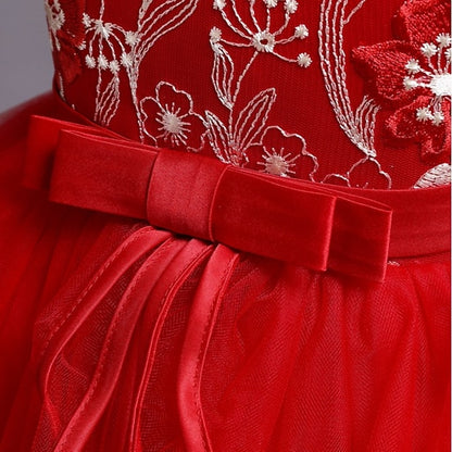 Sequin Dress Flower Girls' Kids Sleeveless Girl