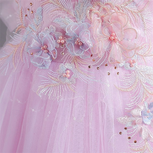 Flower Dress Princess Girl Kid's Girls'