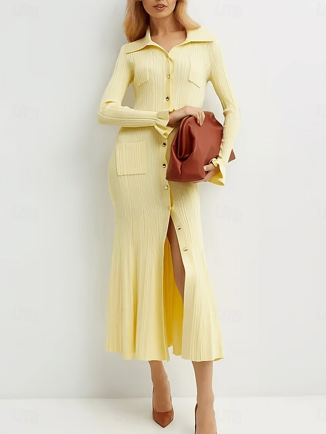 Women's Maxi Dress Sheath Dress Casual Daily Regular Fit