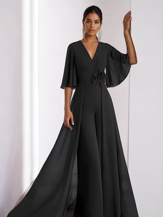 Wedding Elegant of the Jumpsuit Guest Mother Vintage Dress Bride