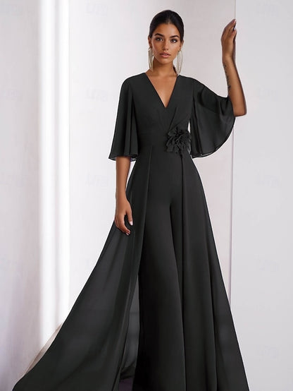 Wedding Elegant of the Jumpsuit Guest Mother Vintage Dress Bride