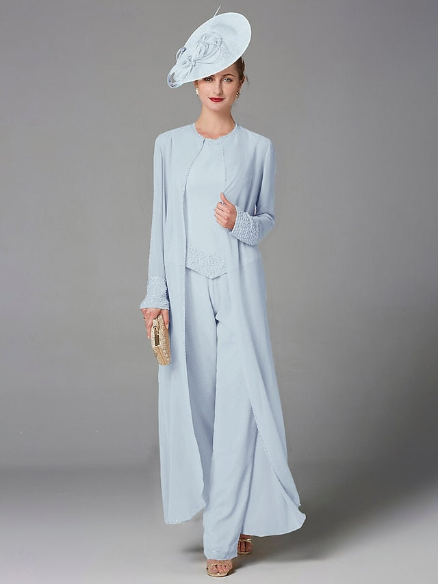 of Beach Bride the 3 Mother Wedding Formal Pantsuit Piece