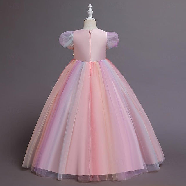 Kids Dress Flower Party Girl Girls' Sequin