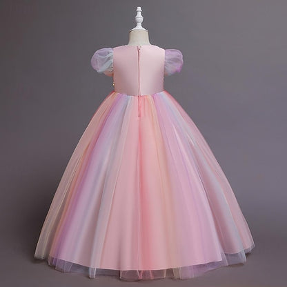 Kids Dress Flower Party Girl Girls' Sequin