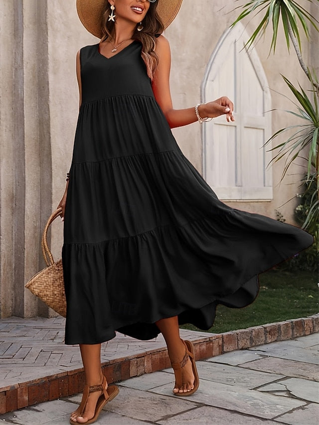 Women's Maxi Dress Casual Dress Swing Dress A Line Dress