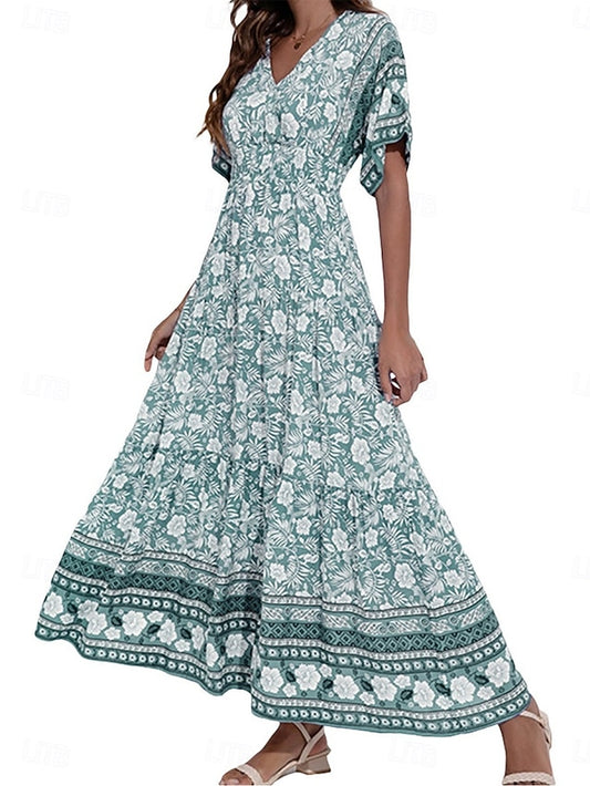 Women's Maxi Dress A Line Dress Vacation Casual Boho