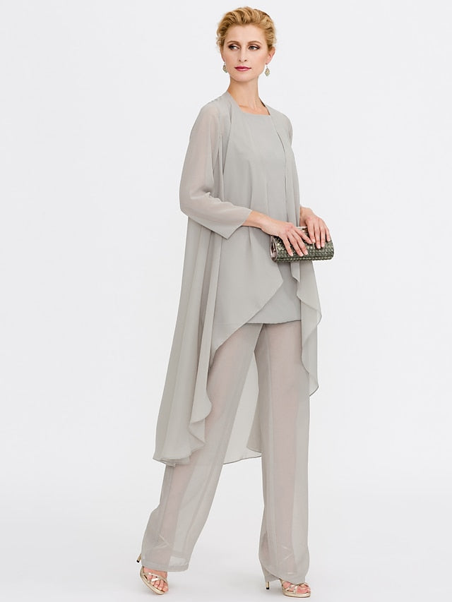 Beach of 3 Wedding Piece Bride the Mother Pantsuit