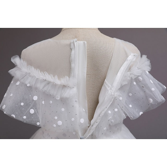 Flower Girl Color Solid Kids Dress Girls' Party