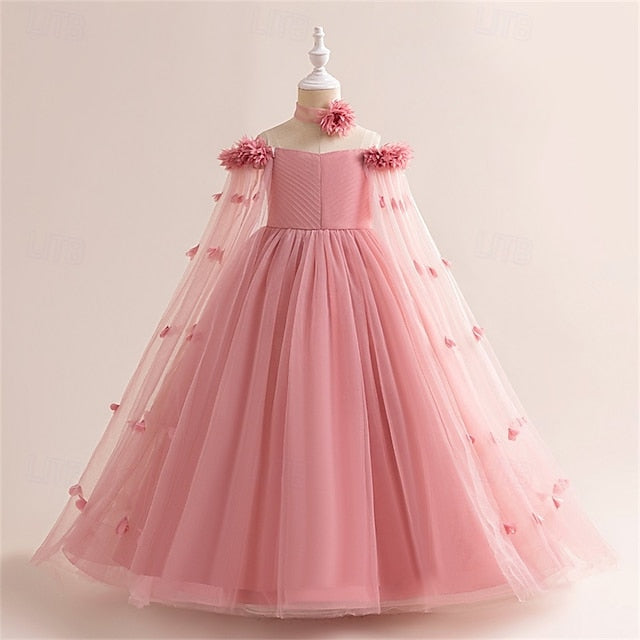 Girls' Princess Flower Girl Dress Kid's