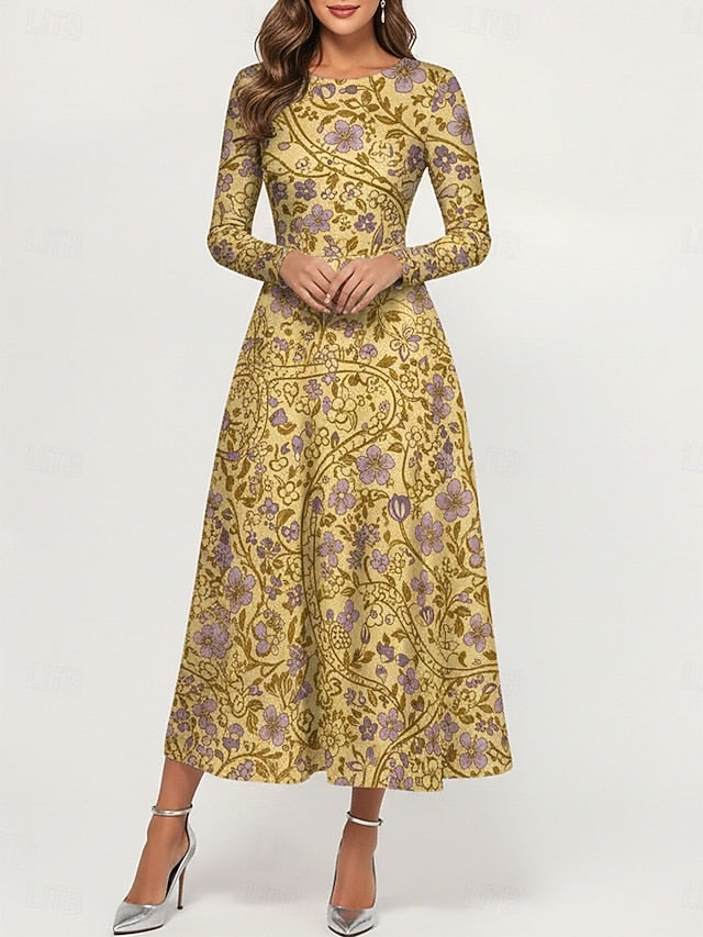 Women's Midi Dress Casual Dress Swing Dress Elegant Fashion