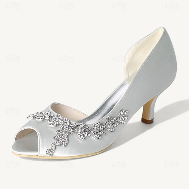 Bridal Women's Bling Shoes Wedding Sparkling
