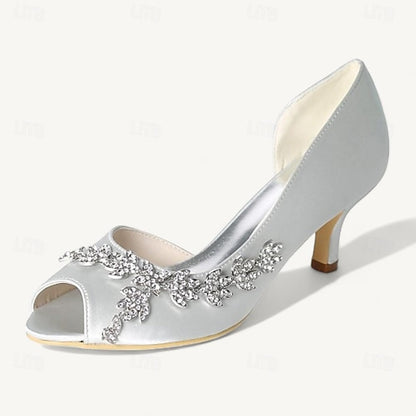 Bridal Women's Bling Shoes Wedding Sparkling