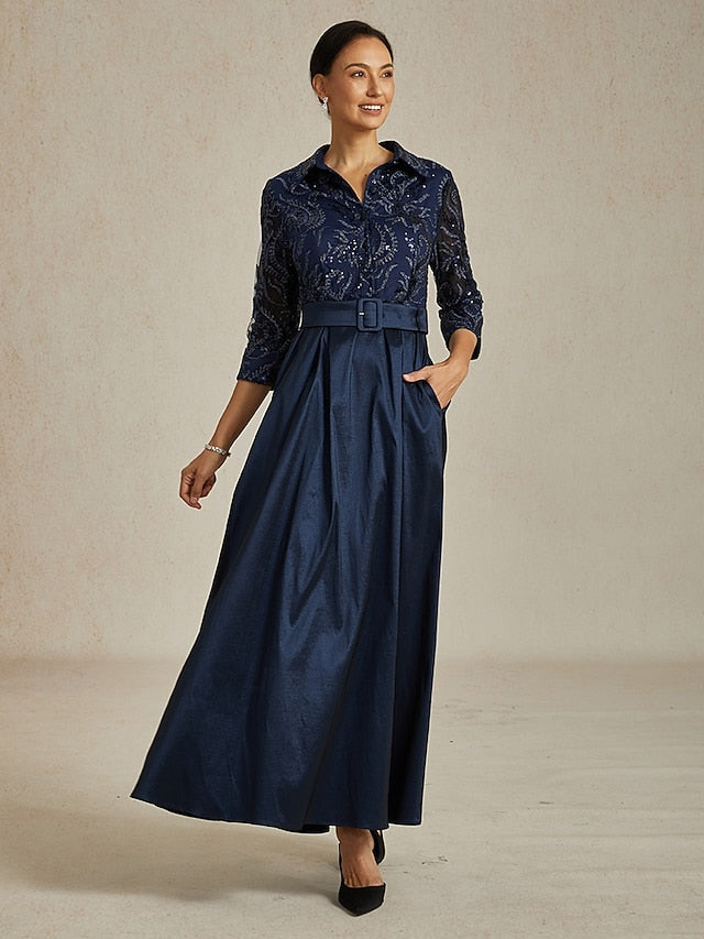 Women's Sequins Maxi Dress A Line Dress Fit And Flare Dress