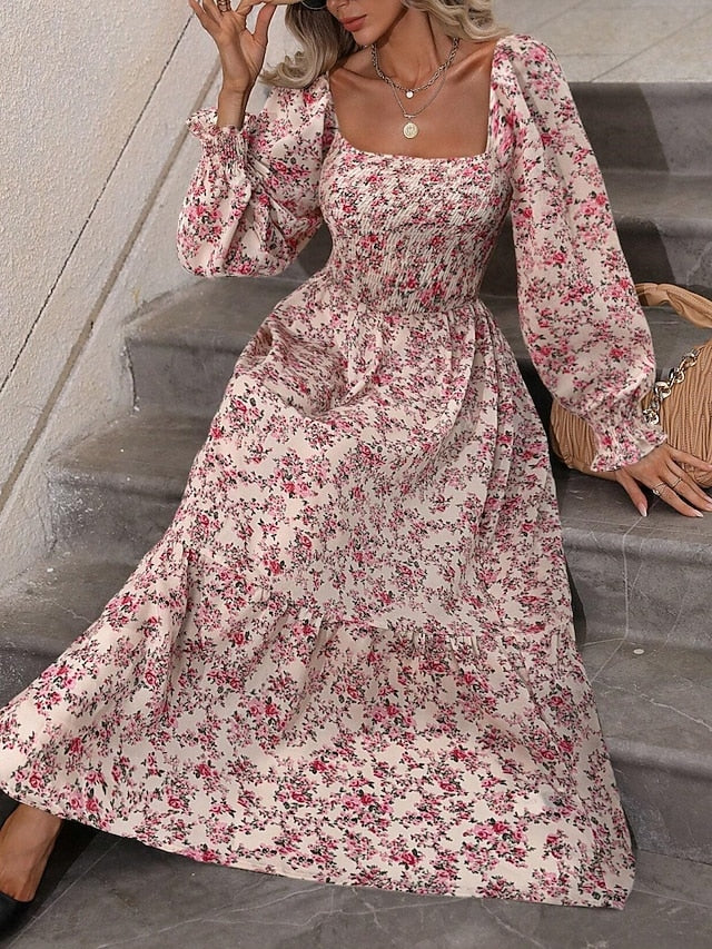 Women's Maxi Dress A Line Dress Casual Daily Regular Fit