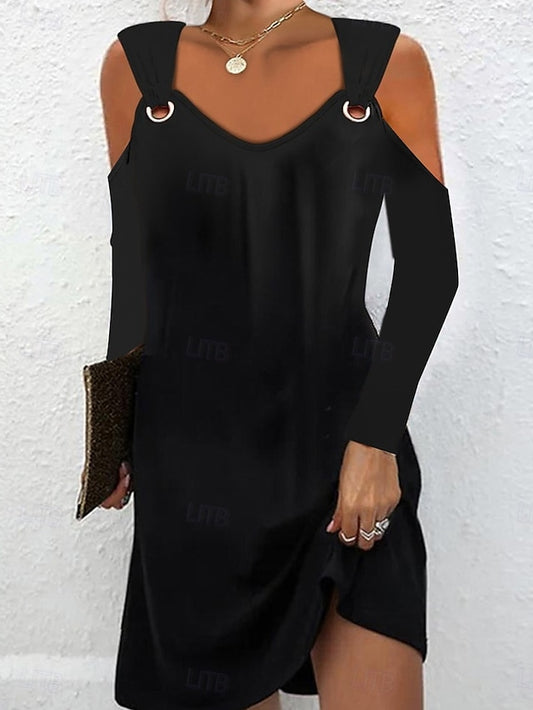 Women's Mini Dress Black Dress Cocktail Dress Formal