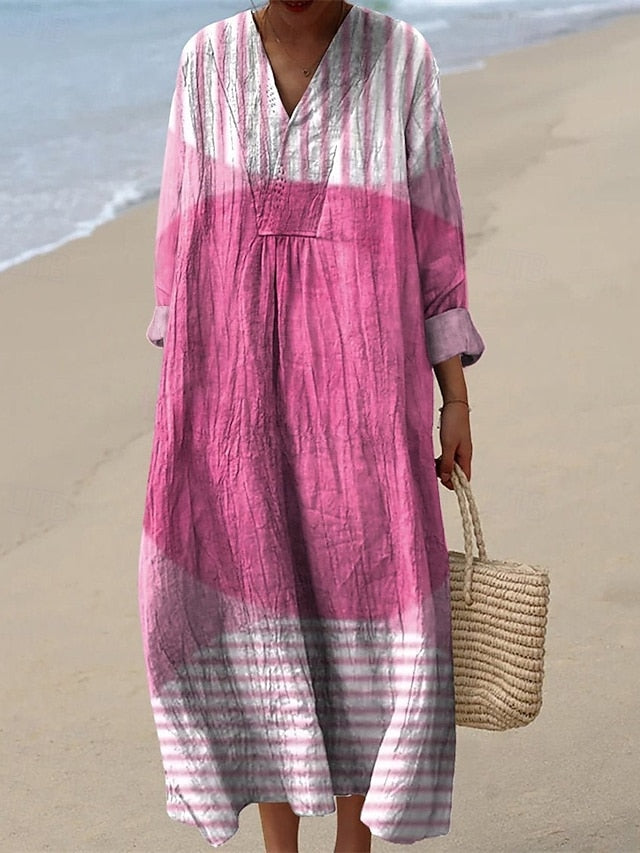 Women's Midi Dress Casual Dress Print Dress Fashion Modern