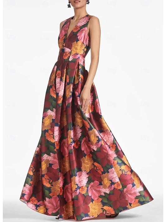 Formal Evening Dress Gown Wedding A-Line High Beach Split