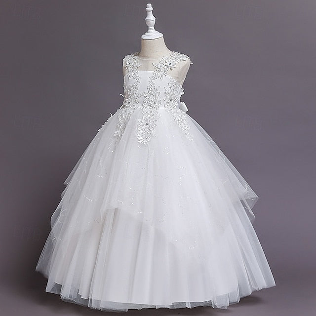 Girl Princess Flower Dress Kid's Girls'