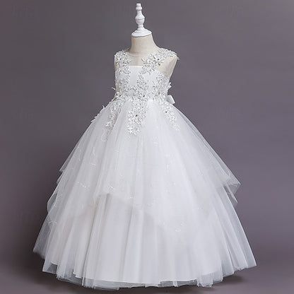 Girl Princess Flower Dress Kid's Girls'