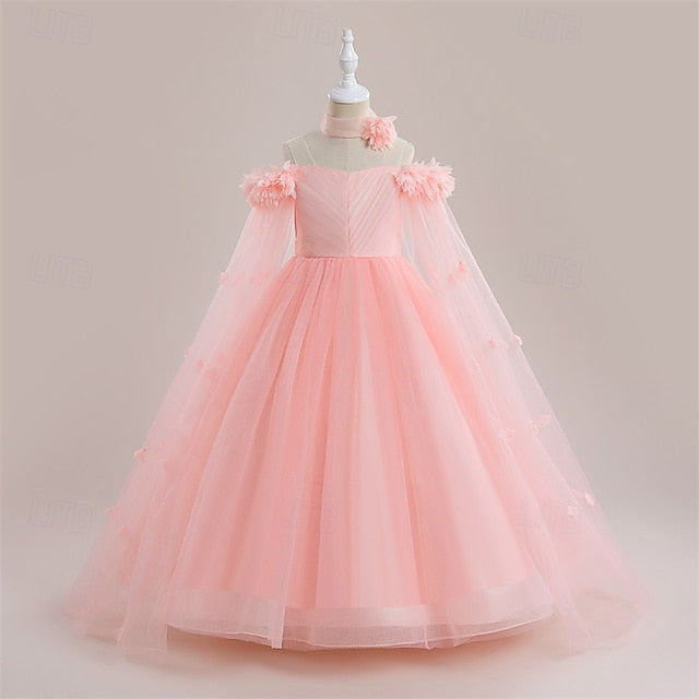 Girls' Princess Flower Girl Dress Kid's