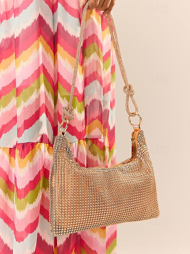 Elegant Women's Rhinestone – Evening Bag Handbag Shoulder