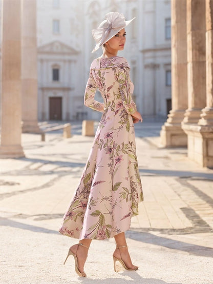 Bride Mother V Elegant the Dress A-Line of Wedding Guest Vintage