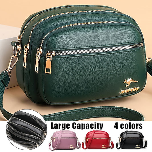 Ledertasche Dome Crossbody Schultertasche PU Damen