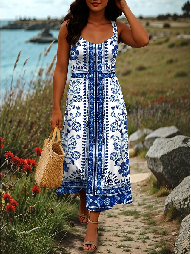 Women's Maxi Dress A Line Dress Off The Shoulder Dress