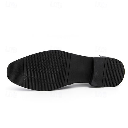 and Leather Gold Oxford Black Men's Patent with Shoes