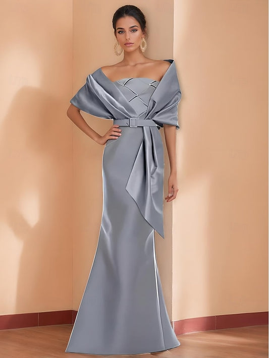 Gown Elegant Evening Dress Mermaid Formal / Trumpet Black